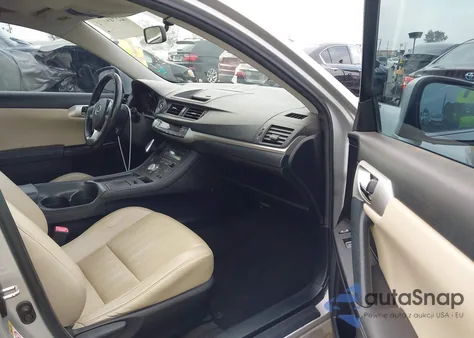 2012 Lexus Ct 200H Premium из США, поврежденный, VIN JTHKD5BH0C2079318